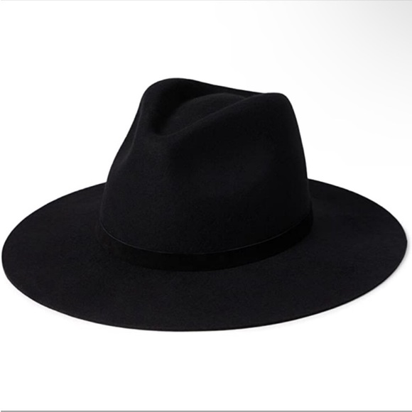 Lack Of Color The Grove Fedora Hat In Black On Black. NWT!Sz S (55cm) & M (57cm) main image 6